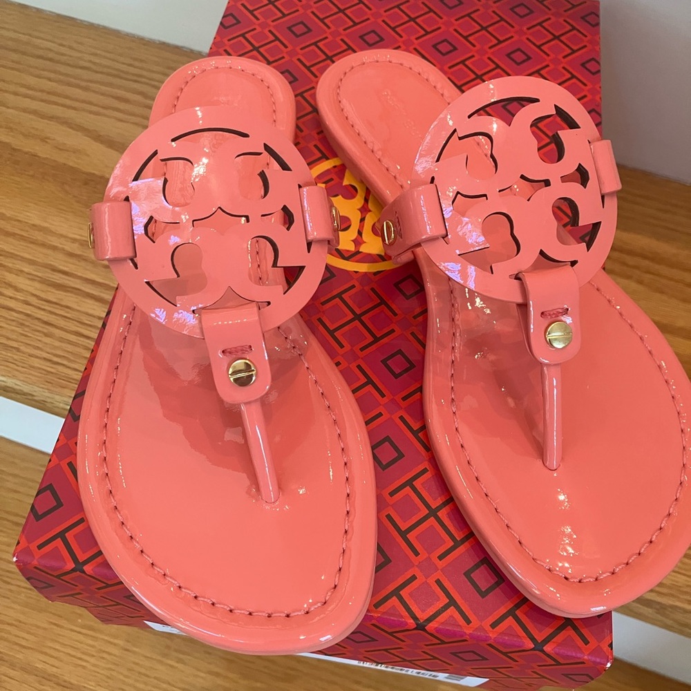 Tory Burch Coral Crush Miller Sandals